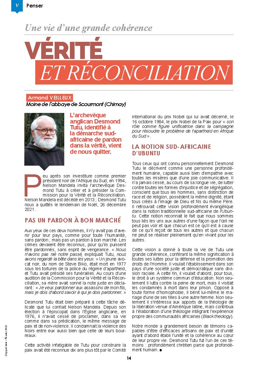 Vrit et Rconciliation